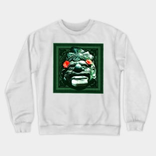 Bali Deity Worship Sculpture Crewneck Sweatshirt